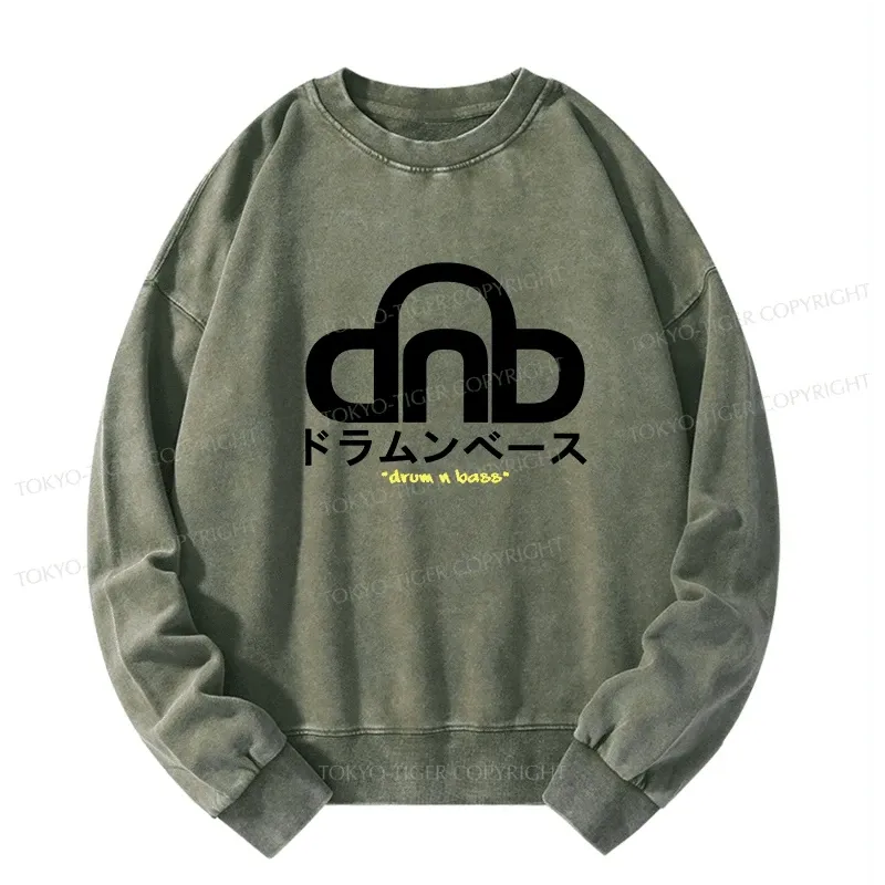 Tokyo-Tiger DNB Japan Washed Sweatshirt