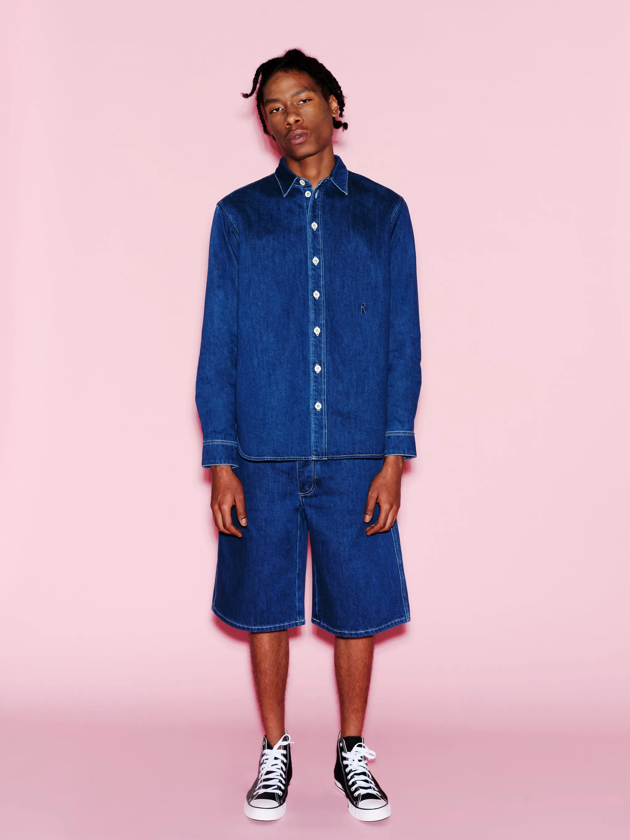 VIOLET GETTY - UNISEX DENIM SHIRT