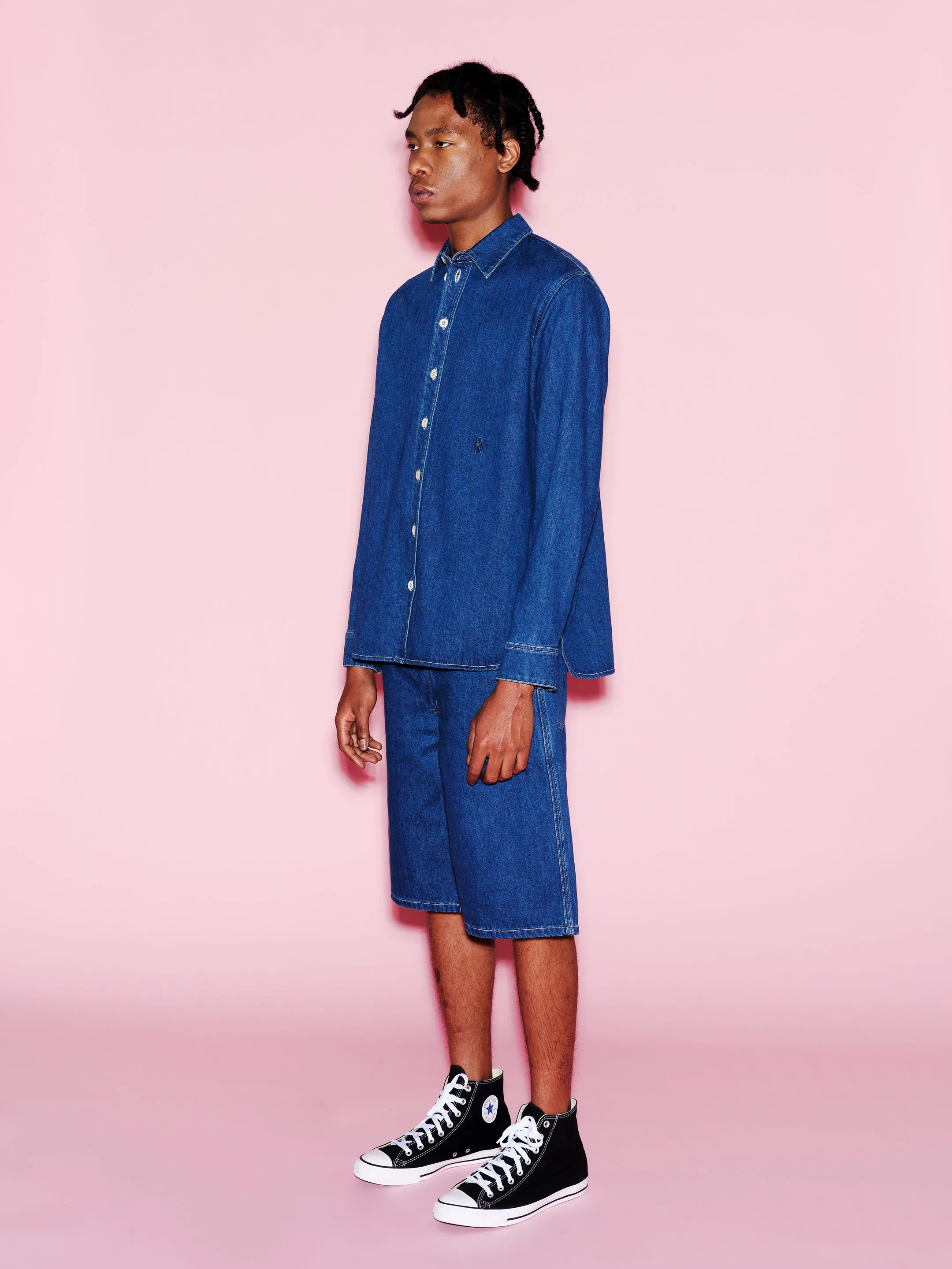 VIOLET GETTY - UNISEX DENIM SHIRT