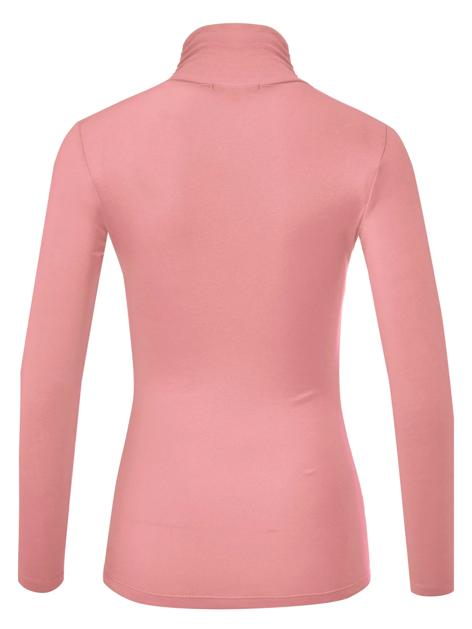 Women's Soft Long Sleeve Lightweight Turtleneck Top (FWT1129)