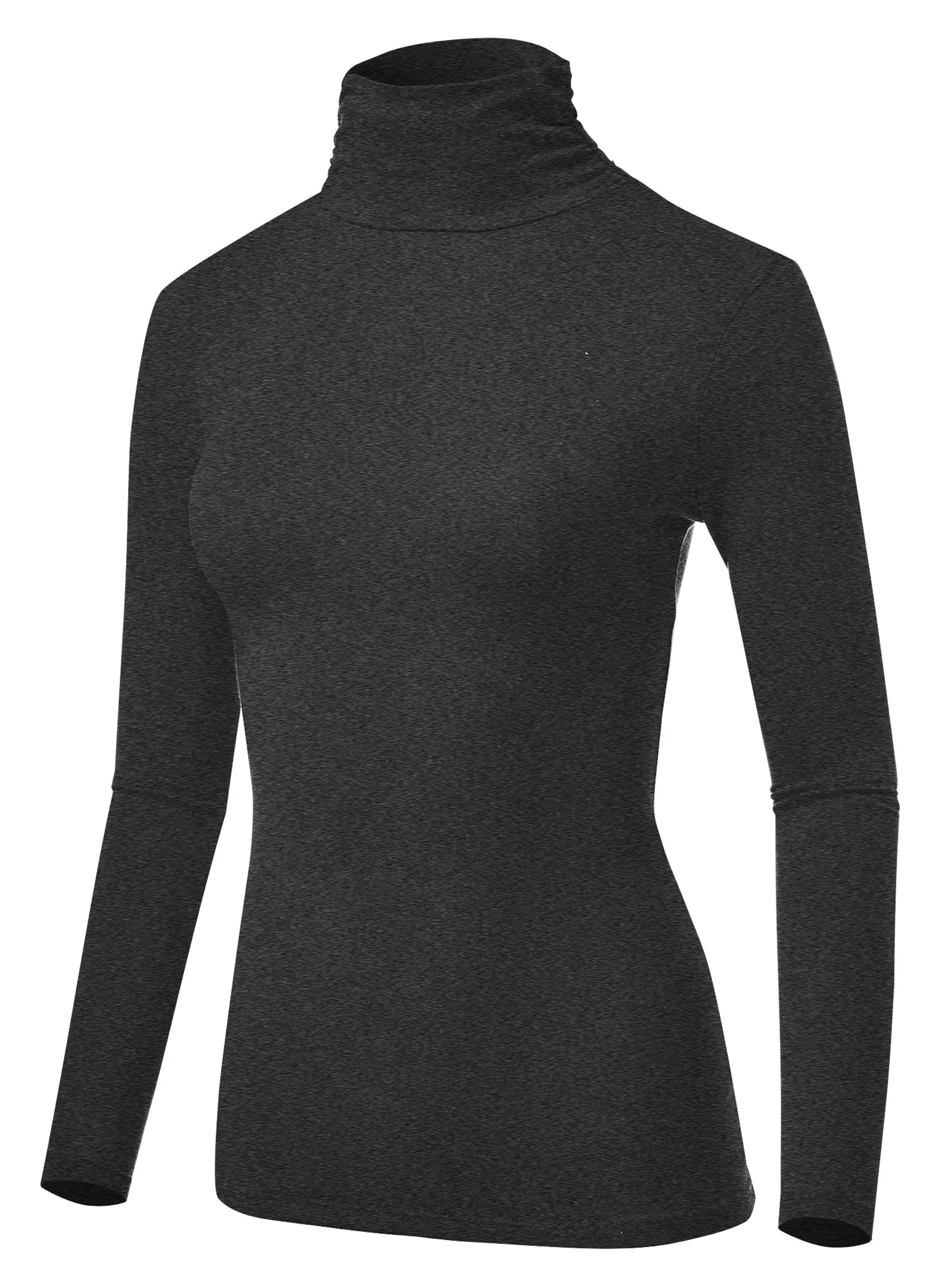 Women's Soft Long Sleeve Lightweight Turtleneck Top (FWT1129)